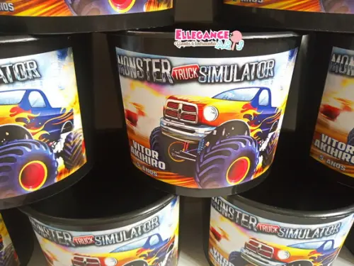 Balde de Pipoca Monster Truck