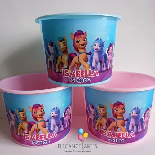 Balde de Pipoca My Little Pony