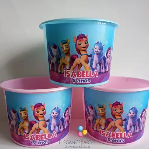 Balde de Pipoca My Little Pony