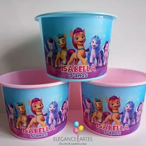 Balde de Pipoca My Little Pony