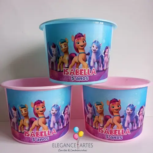 Balde de Pipoca My Little Pony