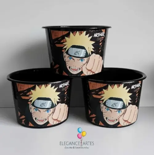 Balde de Pipoca Naruto