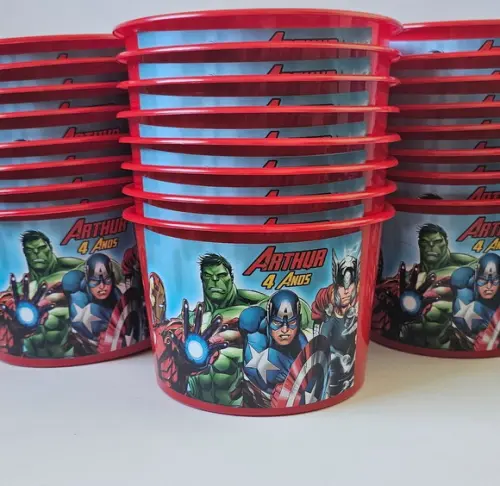 Balde de Pipoca os Vingadores