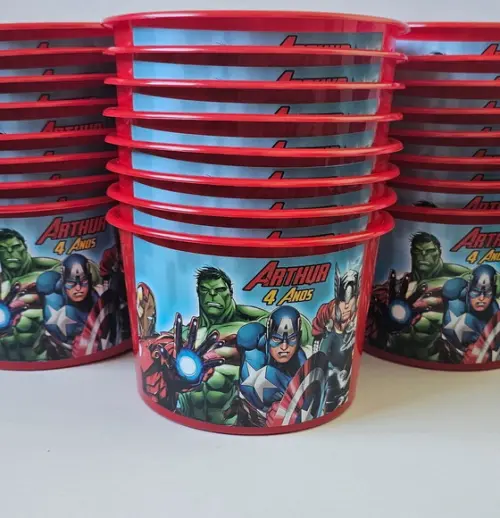 Balde de Pipoca os Vingadores
