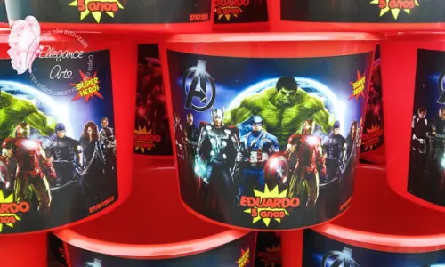 Balde de Pipoca os Vingadores