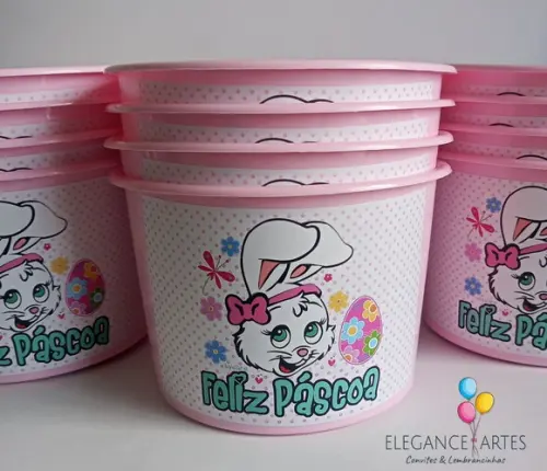 Balde de Pipoca Páscoa