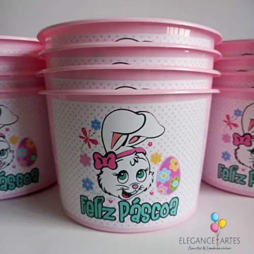 Balde de Pipoca Páscoa