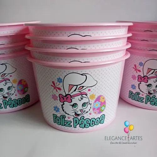 Balde de Pipoca Páscoa