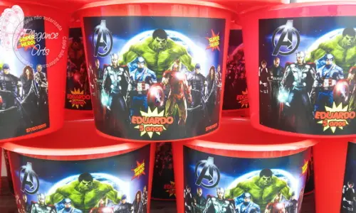 Balde de Pipoca os Vingadores