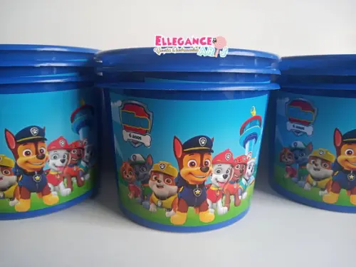 Balde de Pipoca Patrulha Canina