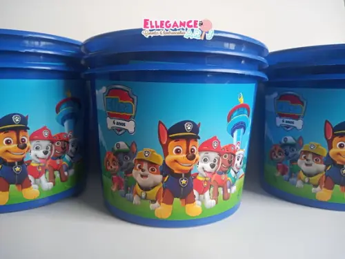 Balde de Pipoca Patrulha Canina
