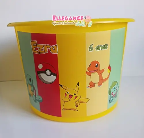Balde de Pipoca Pokemon