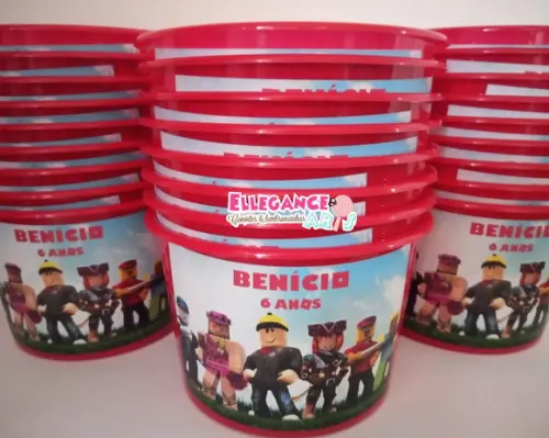 Balde de Pipoca Roblox
