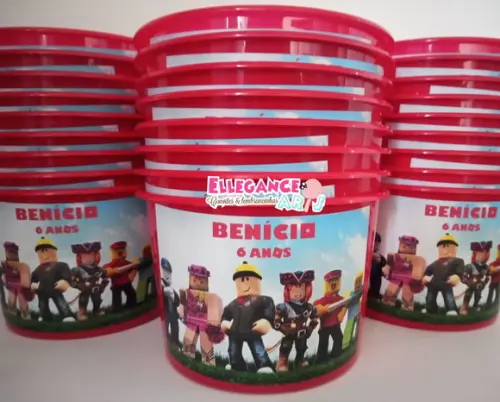 Balde de Pipoca Roblox