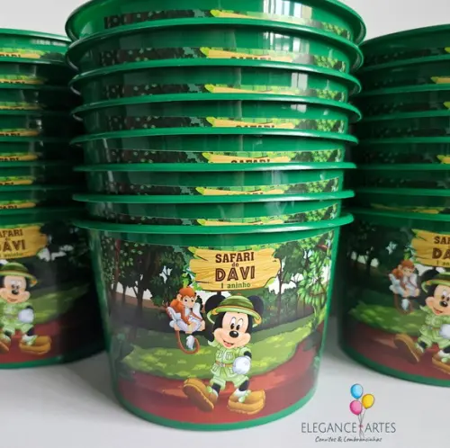 Balde de Pipoca Safari do Mickey