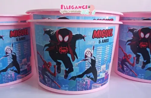 Balde de Pipoca Spidey e Seus Amigos Espetaculares