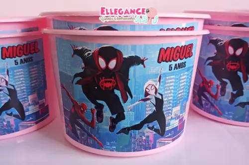Balde de Pipoca Spidey e Seus Amigos Espetaculares