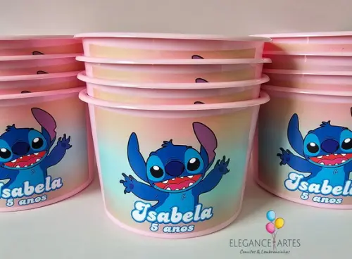 Balde de Pipoca Stitch