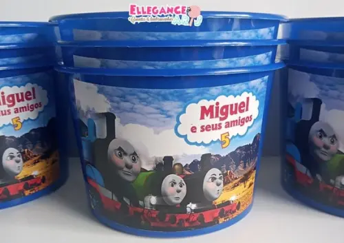 Balde de Pipoca Thomas e Seus Amigos