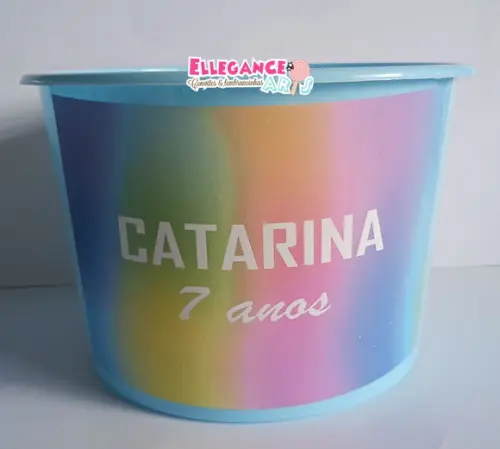 Balde de Pipoca Tie Dye