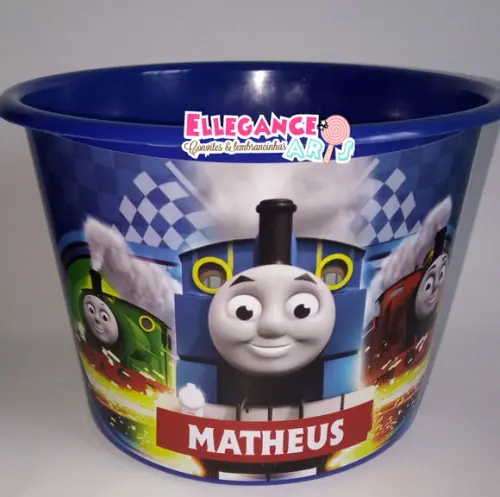 Balde de Pipoca Thomas e Seus Amigos