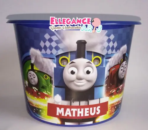Balde de Pipoca Thomas e Seus Amigos