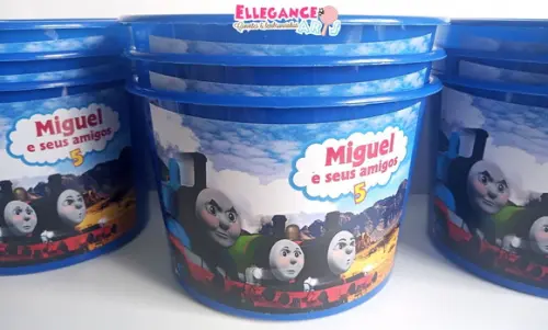 Balde de Pipoca Thomas e Seus Amigos
