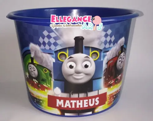 Balde de Pipoca Thomas e Seus Amigos