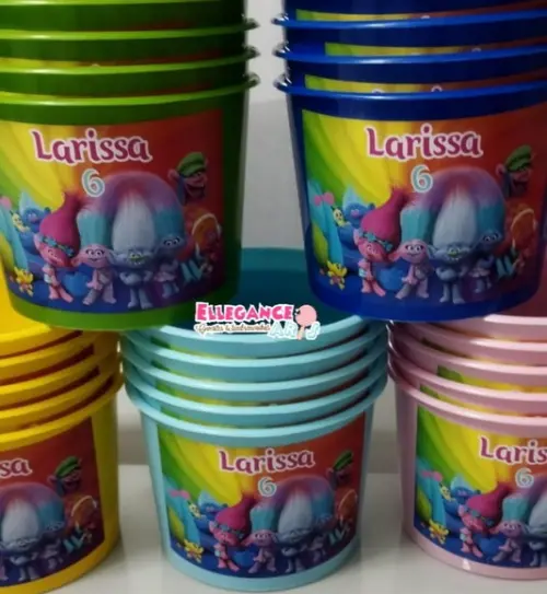 Balde de Pipoca Trolls