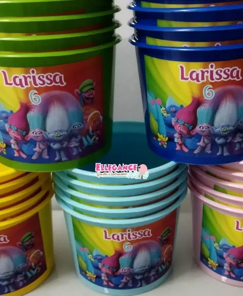 Balde de Pipoca Trolls