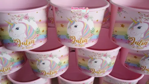 Balde de Pipoca Unicórnio