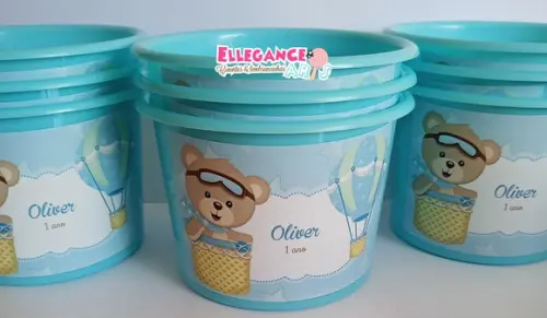 Balde de Pipoca Urso Baloeiro