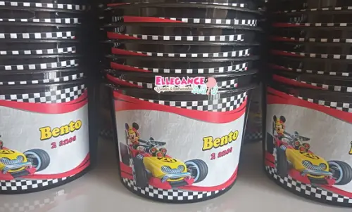 Balde Pipoca Mickey Aventura Sobre Rodas
