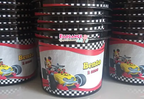 Balde Pipoca Mickey Aventura Sobre Rodas