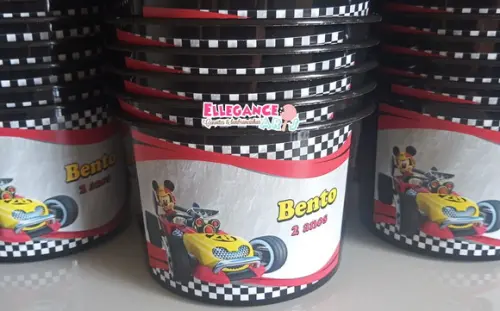 Balde Pipoca Mickey Aventura Sobre Rodas