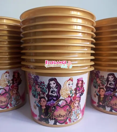 Baldinho de Pipoca Ever After High