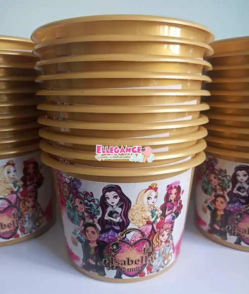 Baldinho de Pipoca Ever After High