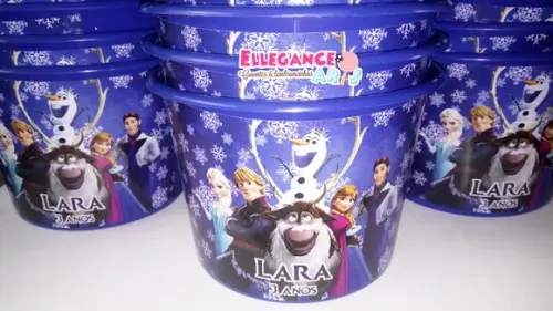 Balde de Pipoca Frozen