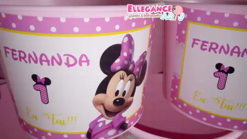 Baldinho de Pipoca Minnie