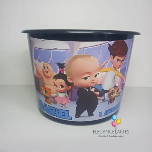Baldinho de Pipoca Poderoso Chefinho