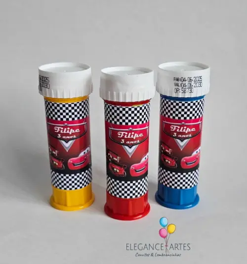 Bolha de Sabão Carros