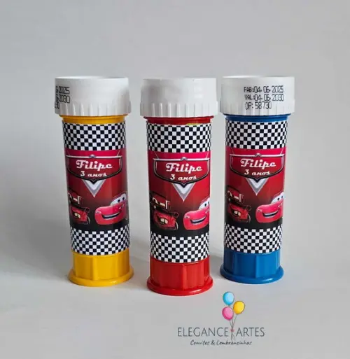 Bolha de Sabão Carros