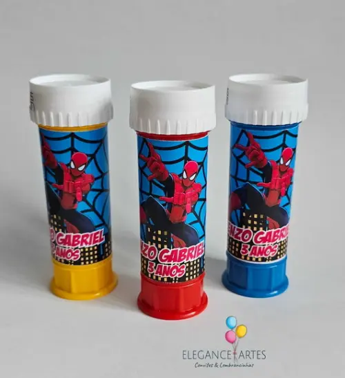 Bolha de Sabão Homem Aranha
