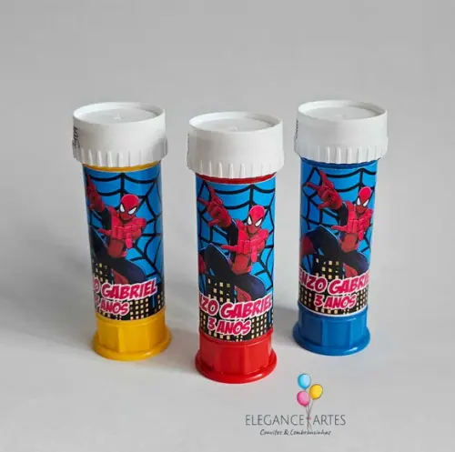 Bolha de Sabão Homem Aranha