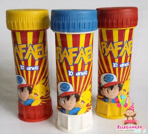 Bolha de Sabão Pokemon