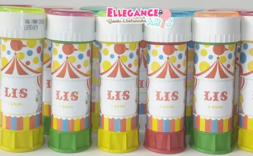 Bolinha de Sabão Circo Menina