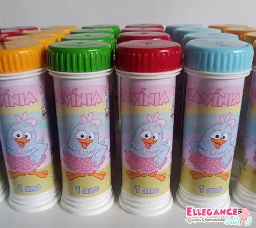 Bolinha de Sabão Galinha Pintadinha Candy Colors