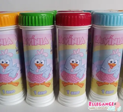 Bolinha de Sabão Galinha Pintadinha Candy Colors