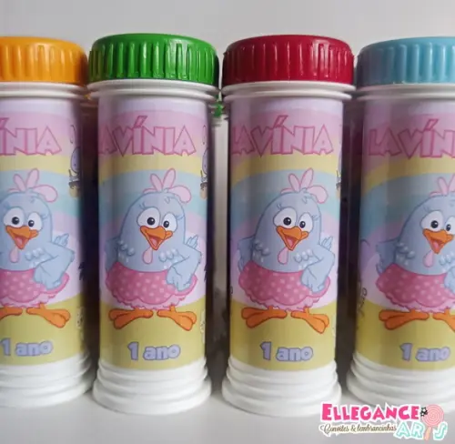 Bolinha de Sabão Galinha Pintadinha Candy Colors