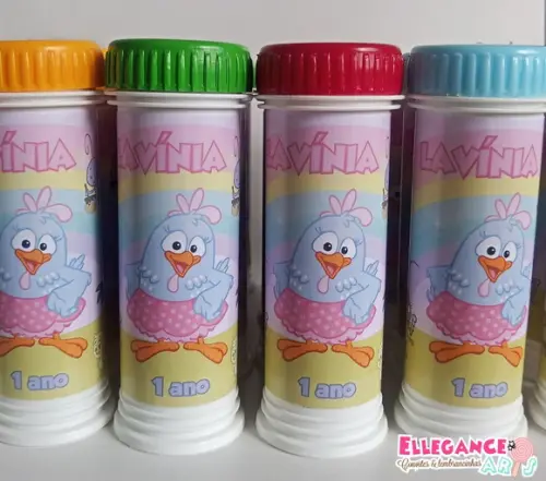 Bolinha de Sabão Galinha Pintadinha Candy Colors